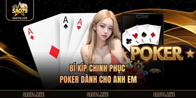 Bí kíp chinh phục poker dành cho anh em