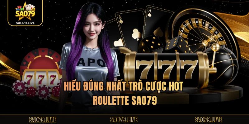 Hiểu đúng nhất trò cược hot roulette Sao79
