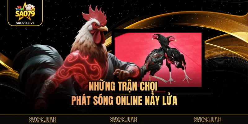 Những trận chọi phát sóng online nảy lửa